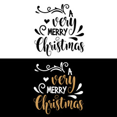 Hand lettering Christmas quote