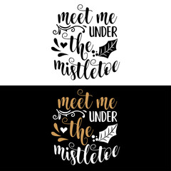 Hand lettering Christmas quote