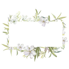 Wedding  set of rhododendron white spring flower