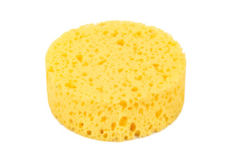 Yellow round sponge