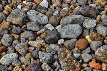 Stone pebbles texture or stone pebbles background.
