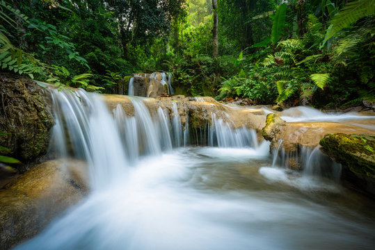 waterfall thailand © apiwat