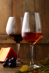 Two Wine glasses