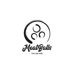 Meatballs / Initial letter O logo design inspiration