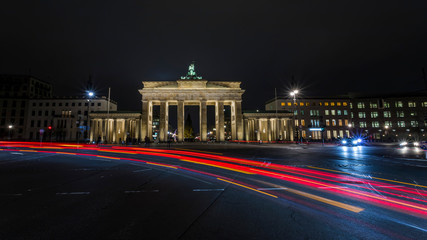 Fototapeta na wymiar Brandenburg Gate in Berlin Germany