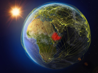 Ethiopia on Earth with network