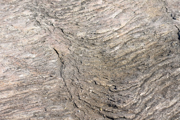 Layered Greyish White Natural Rough Sandstone Flowing Lines Surface Texture