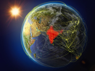 India on Earth with network