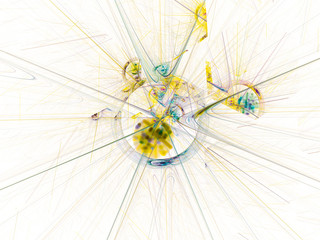 surreal futuristic digital 3d design art abstract background fractal illustration for meditation and decoration wallpaper