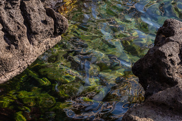 Detail of the Sicilian crystalline sea