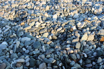 Pebbles on the beach