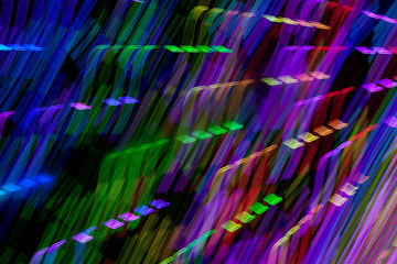 Abstract picture of lights in motion for background use