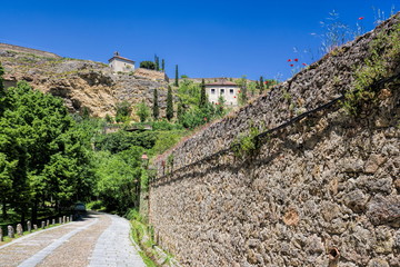 Fototapeta premium Segovia, Stadtmauer