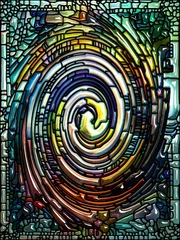 Rolgordijnen Advance of Spiral Color © agsandrew
