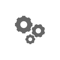 gear mechanism icon. Simple glyph vector of charts and diagrams set for UI and UX, website or mobile application