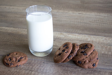 Cookie and Milk, Chocolate Cookies with Milk