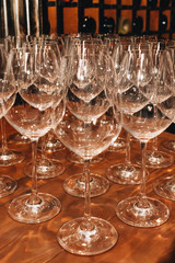 Preparing of drinks in bar