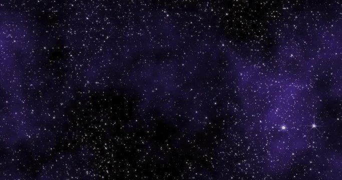 4K_Space animation background with infinity stars.