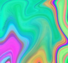 Obraz premium Abstract acrylic background. Watercolor texture. Psychedelic crazy art. Unusual design pattern. Warm and very bright colors.