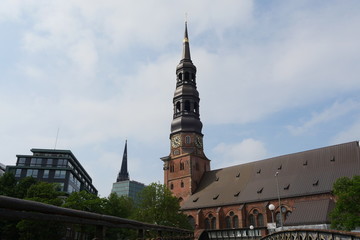 Obraz premium church in hamburg