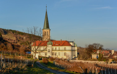Fototapeta na wymiar church in Gumpoldskirchen