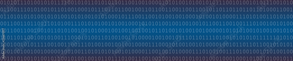 Poster Binary code - vector
