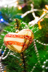 Christmas tree toys in details