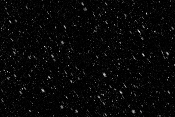 Fototapeta premium snow on black background, natural texture overlay