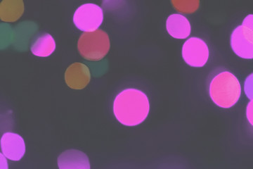 Colorful lights bokeh background, Chrismas