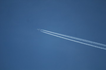 airplane in the sky