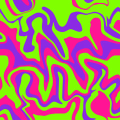 Liquid bright trendy seamless pattern. Fashion pattern.