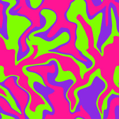 Liquid bright trendy seamless pattern. Fashion pattern.