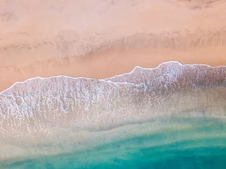 Crédence de cuisine en verre imprimé Plage et mer Photo aérienne de la plage tropicale