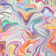 Marble seamless pattern in neon brightful colors.