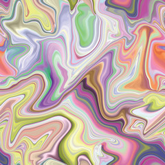 Marble seamless pattern in neon brightful colors.