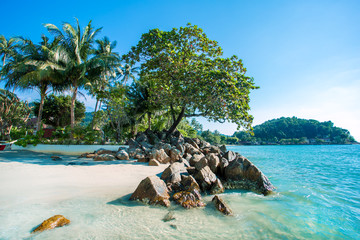 Island of Kohchang, Thailand. Beach of Koh Chang.