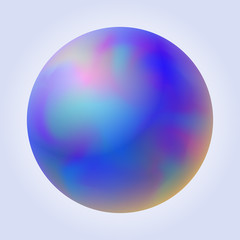 Шар с цветными переливами