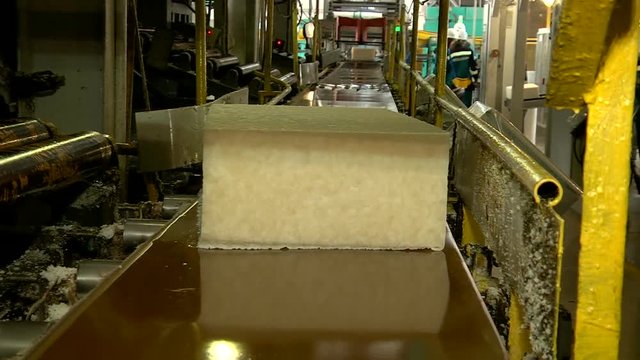 Production of extruded rubber