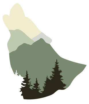 Vector Wolf Animal