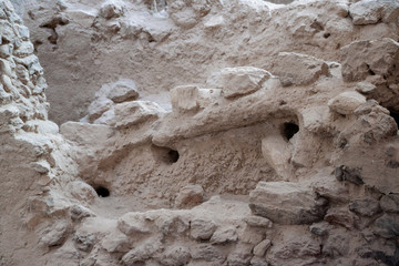 Akrotiri archaeological dig Santorini