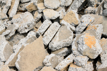 abandoned buildings debris
