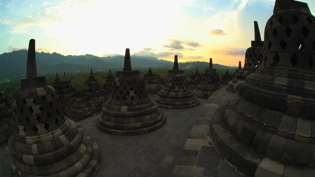 Borobudur a stone Landmark and monument a temple to Hinduism Java