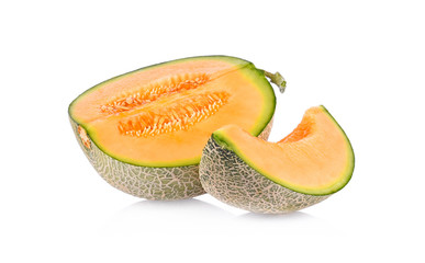 melon isolated on white background