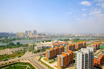 Urban construction scene, China