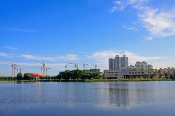 city scenery in the North River Park