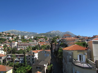 City Herceg novi panoramic view, Montenegro