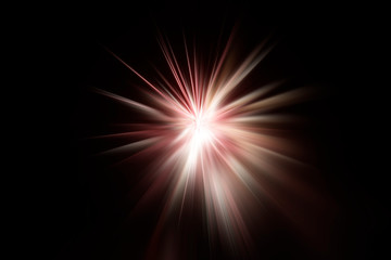 radial color pattern