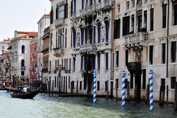 Fototapeta na wymiar Venice Italy Canal And Buildings