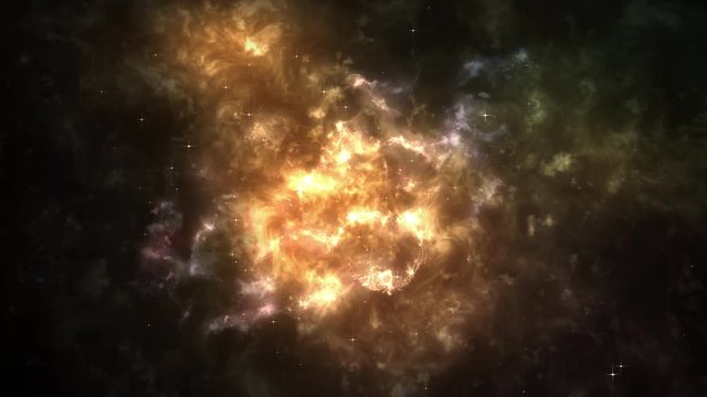 Procedural top-viewed Galaxy time lapse in 4K, %100 cgi generated.