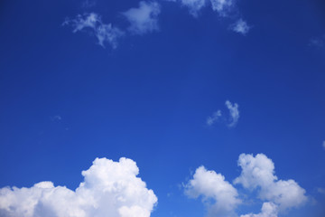 blue sky background with clouds